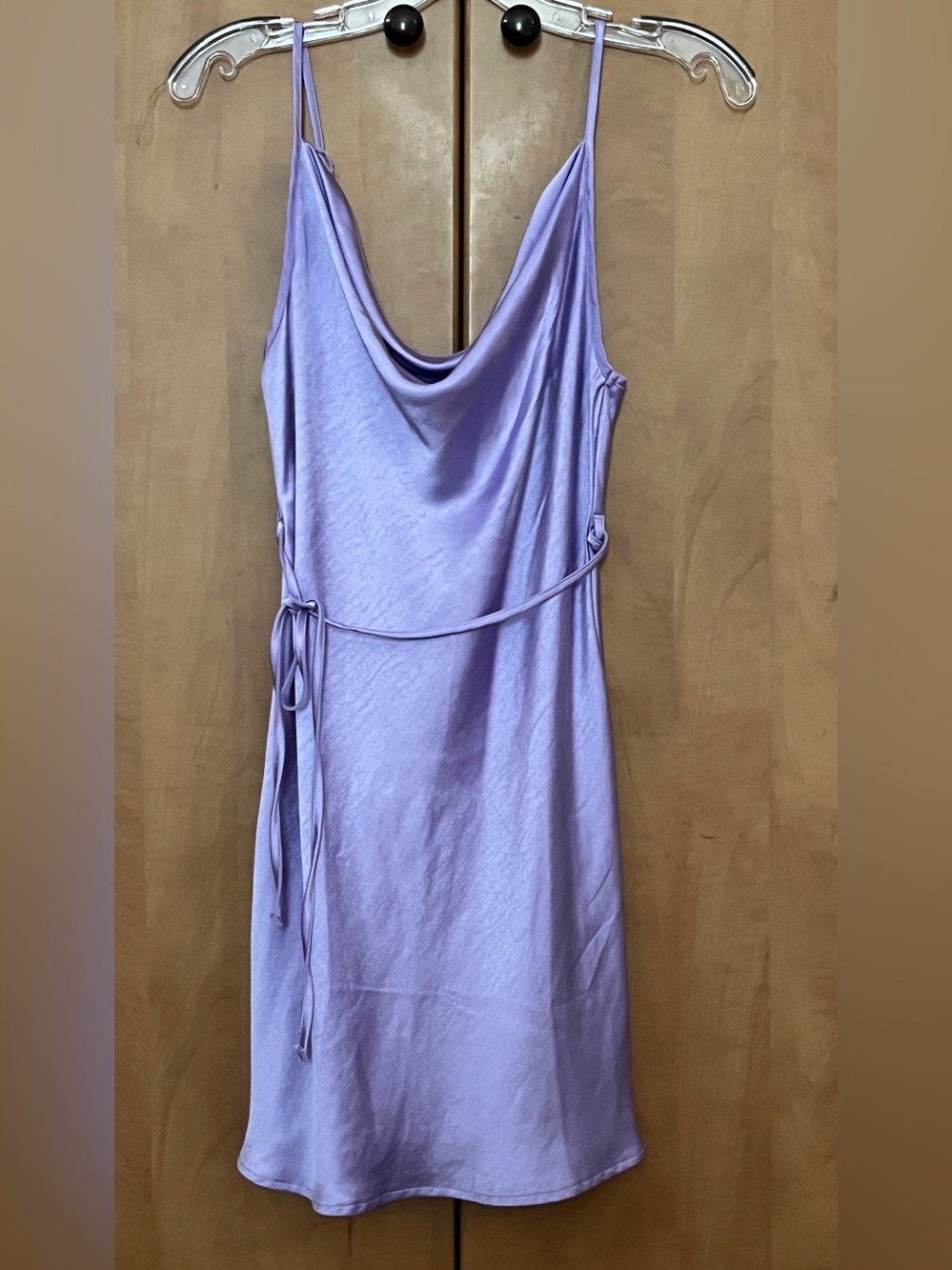 Motel Rocks Lavender Cowl Neck Midi Slip Dress